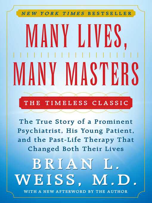 Title details for Many Lives, Many Masters by Brian L. Weiss - Wait list